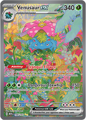 Venusaur ex card 198